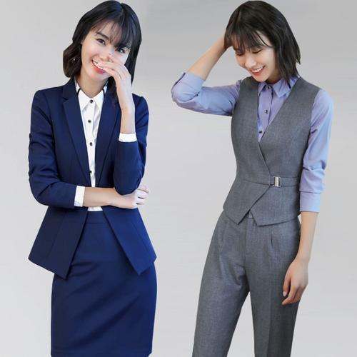 商务白领西装女职业装ol通勤西服套装教师工装办公室职员工作服
